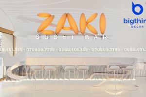 ZAKI SHUSHI BAR - THIẾT KẾ 3D 