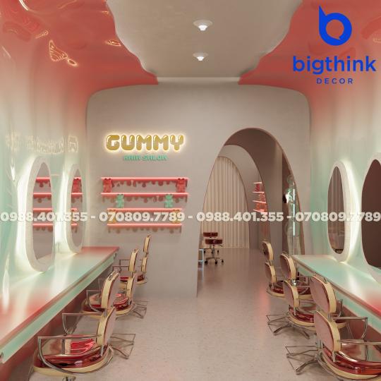 GUMMY HAIR SALON - THIẾT KẾ 3D 