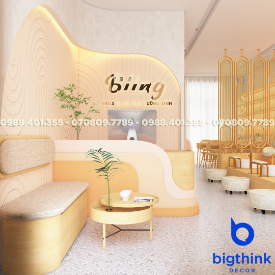 BLING NAILS GỘI ĐẦU DƯỠNG SINH - THIẾT KẾ 3D