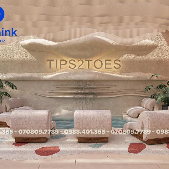 TIPS2TOES SPA - THIẾT KẾ 3D 